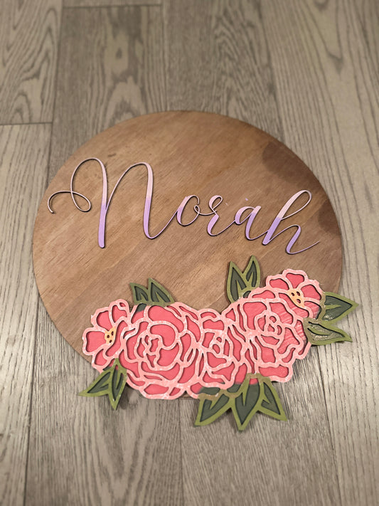 Name Sign (painted)