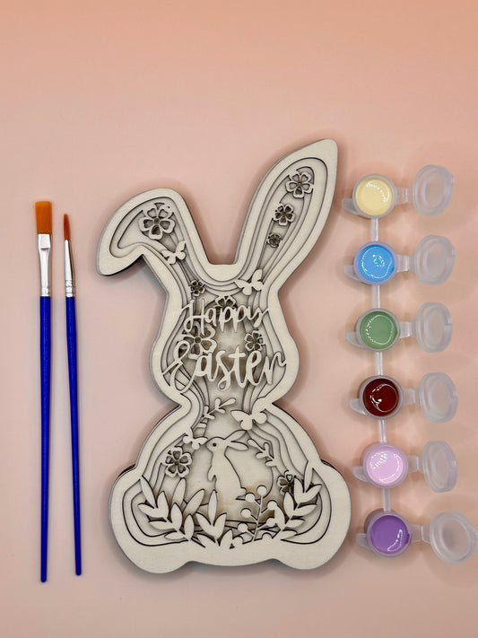 Peter Rabbit Layered Wood Art Set